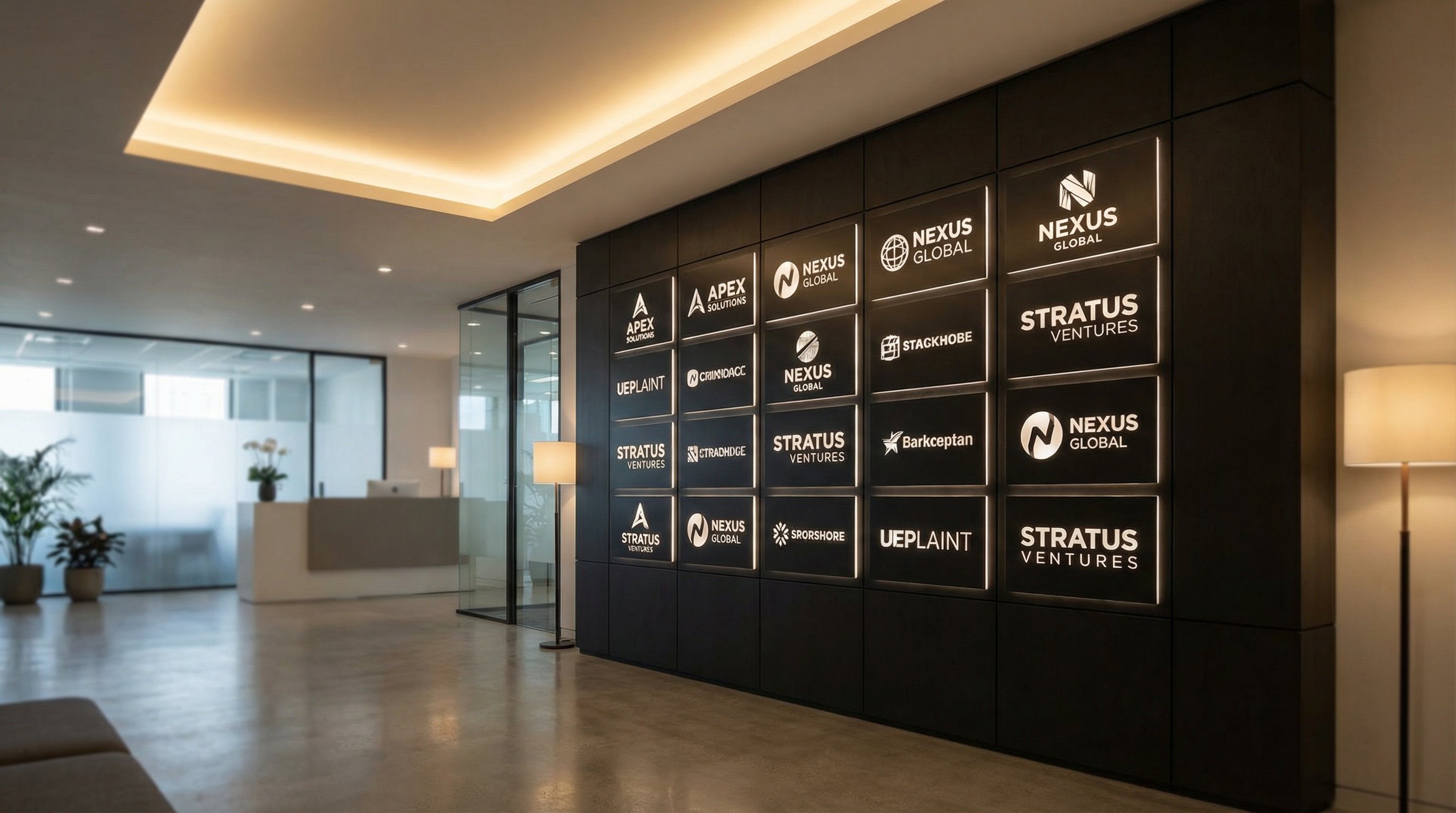 糖心vlog合作品牌Logo墙